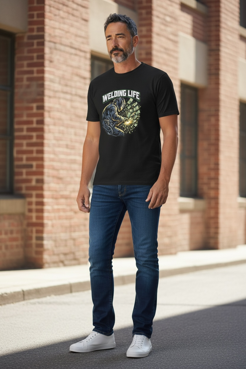 Welding Life – Welder Graphic T-Shirt