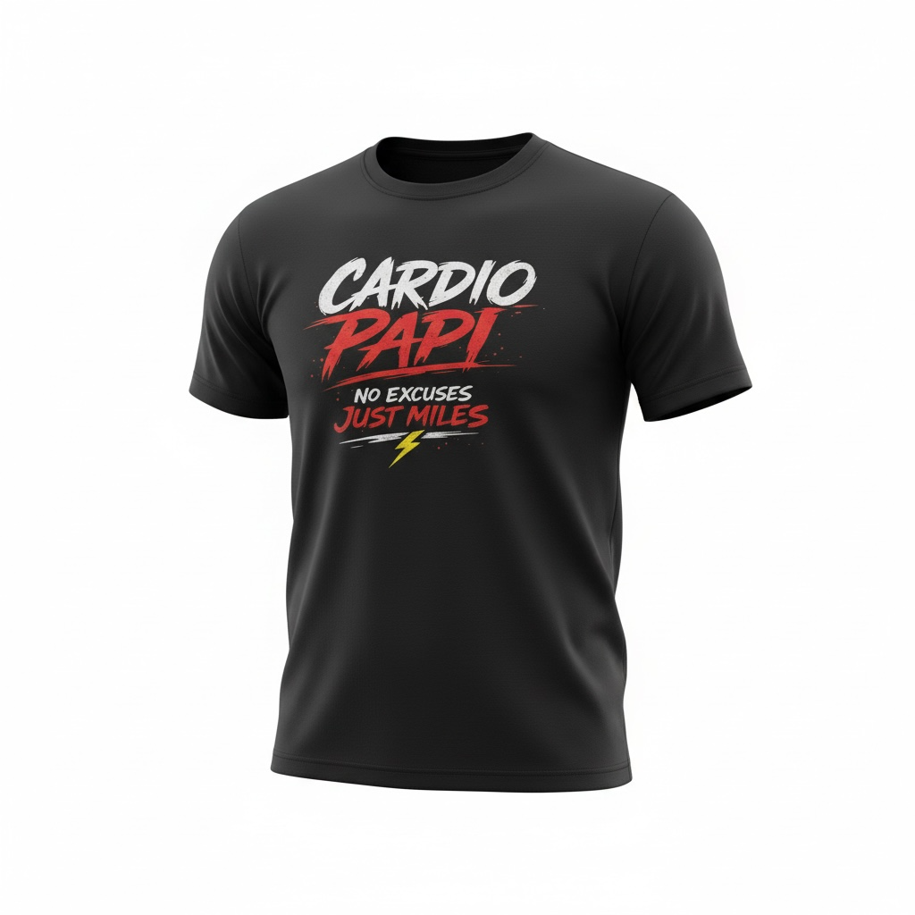 Cardio Papi – Performance Training Tee