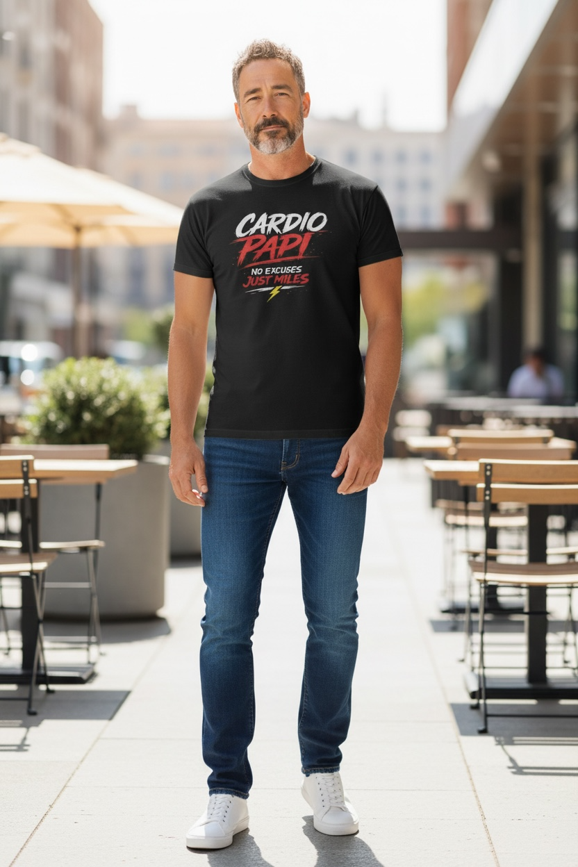 Cardio Papi – Performance Training Tee