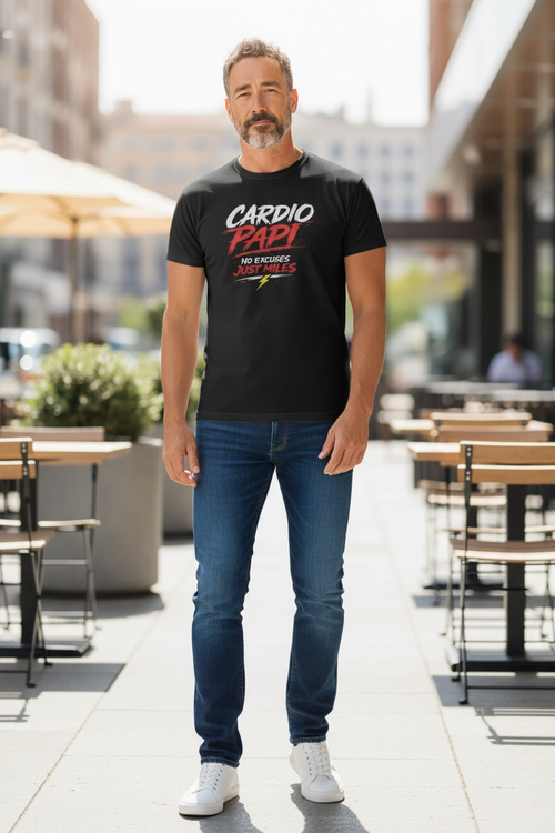 Cardio Papi – Performance Training Tee
