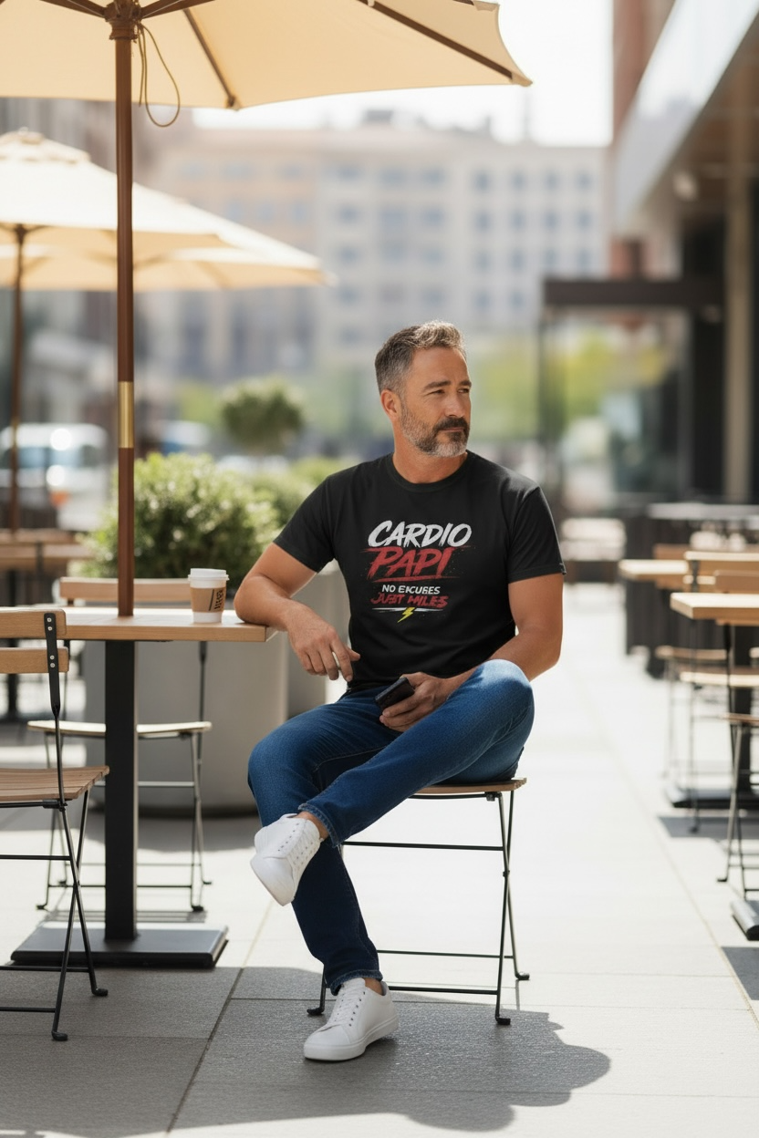 Cardio Papi – Performance Training Tee